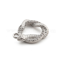 Brass Micro Pave Cubic Zirconia Pendants&nbsp;KK-M321-01B-P