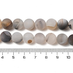 Natural Dendritic Agate Beads Strands&nbsp;G-A248-A04-01