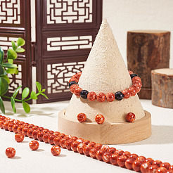 1 Strand Baking Paint Glass Beads Strands&nbsp;DGLA-TADJ0001-01C
