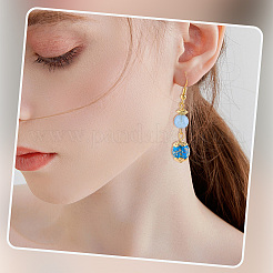 3 Strands Handmade Gold Sand Lampwork Beads Strands&nbsp;LAMP-PA0001-18B