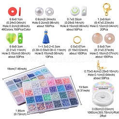 DIY Heishi Bracelet Necklace Making Kit&nbsp;DIY-YW0006-75