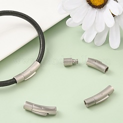 変色防止マットコラム 304 ステンレススチール製バヨネット留め具  ステンレス鋼色  29x7mm  穴：5mm&nbsp;STAS-N014-31-5mm-A