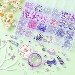 DIY Flower Bracelet Making Kit&nbsp;DIY-FS0002-97