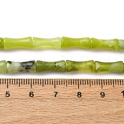 Natural Xiuyan Jade Beads Strands&nbsp;G-L624-G05-12x5mm