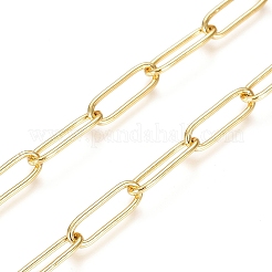 Soldered Brass Paperclip Chains&nbsp;CHC-D025-03G-01