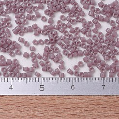 MIYUKIデリカビーズ小  シリンダー  日本製シードビーズ  15/0  （dbs0728)不透明な藤色  1.1x1.3mm  穴：0.7mm  約175000個/袋  50 G /袋&nbsp;SEED-X0054-DBS0728
