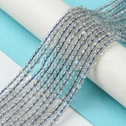 天然石ラブラドライトビーズ連売り  ラウンド  2mm  穴：0.5mm  約208個/連  15.39''（39.1センチメートル）&nbsp;G-Z034-B04-02