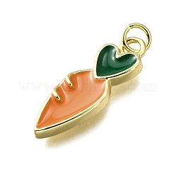 Brass Enamel Pendants&nbsp;KK-B136-07G-03