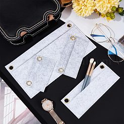 4Pcs 4 Style Wool Felt Purse Organizer Insert&nbsp;DIY-CN0002-11
