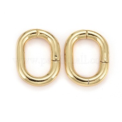Brass Twister Clasps&nbsp;KK-F821-02G