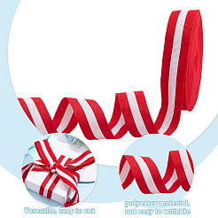 25 Yards Polyester Striped Ribbons&nbsp;OCOR-GO0001-29E
