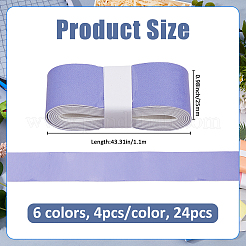 24Pcs 6 Colors PU Leather Anti-slip Badminton Tennis Racket Grip Tape&nbsp;DIY-FH0010-60