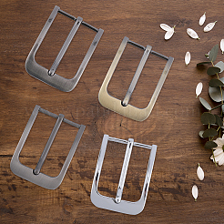 4Pcs 4 Colors Alloy Single Prong Roller Buckles&nbsp;FIND-CL0002-12