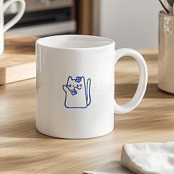 6枚6種類のスタイルの紙製セラミックデカール  陶器 陶磁器 粘土転写紙  下絵花紙  混合図形  520x370mm  模様：48x33ミリ  1個/スタイル&nbsp;DIY-SD0002-09B