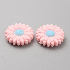 デイジー食品グレードの環境に優しいシリコンビーズセット  ピンク  30.5x8mm  穴：2mm&nbsp;LS-SIL-WH0008-49D