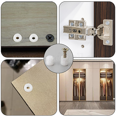 100Pcs PP Plastic Nuts&nbsp;FIND-CP0003-31-1