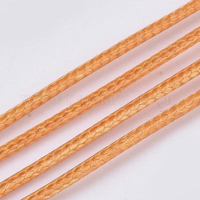 ポリエステルワックスコード  ビードコード  チョコレート  0.5mm  約169.51~174.98ヤード（155~160m）/ロール&nbsp;YC-0.5mm-114-1