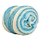 Polyester Yarn, for Knitting Crochet Supplies, Turquoise, 2.5mm, about 306.21 Yards(280m)/Skein