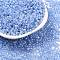 Glass Seed Beads, Ceylon, Round, Lilac, 12/0, 2mm, Hole: 1mm, about 30000pcs/pound