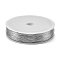 Baking Paint Iron Wire, Round, Silver, 0.4mm, 26 Gauge, about 328.08 Feet(100m)/Roll
