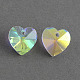 Electroplated Glass Pendants&nbsp;EGLA-R082-05-1