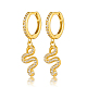 925 Sterling Silver Dangle Hoop Earrings&nbsp;SZ8855-2-1