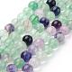 Natural Fluorite Beads Strands&nbsp;G-P318-05-8mm-1