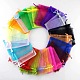 Rectangle Organza Drawstring Bags&nbsp;CON-PW0001-054A-1