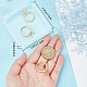 4Pcs Adjustable Brass Ring Components&nbsp;FIND-BBC0002-51B-3
