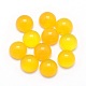 Natural Yellow Agate Cabochons&nbsp;G-P393-R17-10MM-1