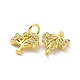 Brass Micro Pave Cubic Zirconia Charms&nbsp;KK-E068-VF063-3