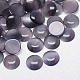 キャッツアイカボション  半円  グレー  16x3mm&nbsp;CE-J002-16mm-10-1