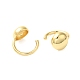 Round Brass Cuff Earrings&nbsp;EJEW-A113-02G-2