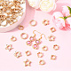 180Pcs 6 Styles 2-Hole CCB Plastic Beads Frame&nbsp;CCB-SP0001-10G-5