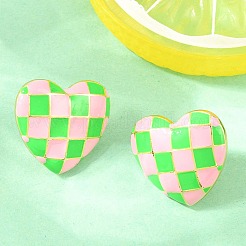 Brass Stud Earrings&nbsp;EJEW-G471-38G