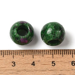 Natural Ruby in Zoisite European Beads&nbsp;G-N342-03H