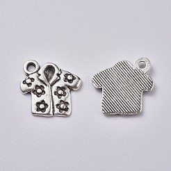 ショッピングテーマ  合金のチベット風チャーム  ドレス  カウボーイハット  かかとの高い靴  アロハシャツ  ハンドバッグ  女性のバッグ  ブーツ  アンティークシルバー  36個/セット&nbsp;TIBEP-X0185-88AS
