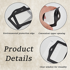 4Pcs Imitation Leather ID Card Holder&nbsp;AJEW-CL0001-78B