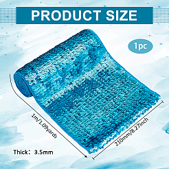 Polyester & PET Reversible Sequin Fabric&nbsp;DIY-WH0453-78B