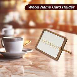 2Sets Wood Name Card Holder&nbsp;WOOD-GA0001-67