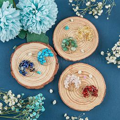 2 Sets Gemstone Copper Wire Wrapped Pendants&nbsp;FIND-FH0005-04