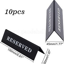 Acrylic Reserved Table Tent Sign&nbsp;LS-AJEW-WH0251-39