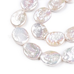 Natural Nucleated Baroque Keshi Pearl Beads Strands&nbsp;PEAR-S022-B