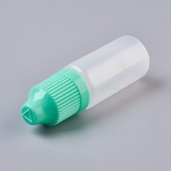 10 ミリリットルボトルソフト pe スクイーズスモークオイルボトル長く薄いドロッパープラスチックティアドロップボトル  ターコイズ  2.1x6.9cm  容量：10ml（0.34液量オンス）&nbsp;TOOL-WH0074-B09