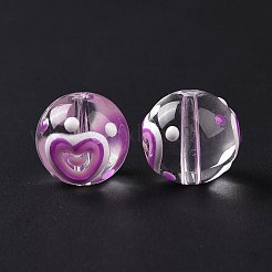 Transparent Glass Beads&nbsp;LAMP-B021-03A-10