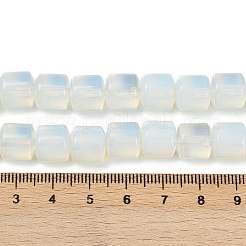 オパールビーズ連売り  コラム  9.5~10x10~10.5mm  穴：0.8~1mm  約40個/連  15.31~15.35''（38.9~39センチメートル）&nbsp;G-G275-D12-10x10mm