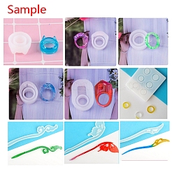 DIY Ring & Hair Stick Silicone Molds&nbsp;DIY-X0293-24