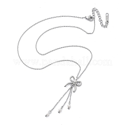 304 Stainless Steel Pendant Necklace&nbsp;NJEW-K255-21P