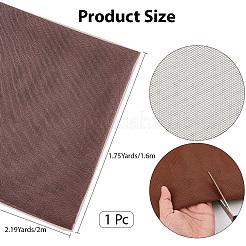 ポリエステルメッシュ生地  蚊帳と衣類アクセサリー  ココナッツブラウン  2000x1600mm&nbsp;DIY-WH20011-89A-22