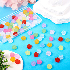 100Pcs 10 Colors Transparent Acrylic Beads&nbsp;TACR-TA0001-44